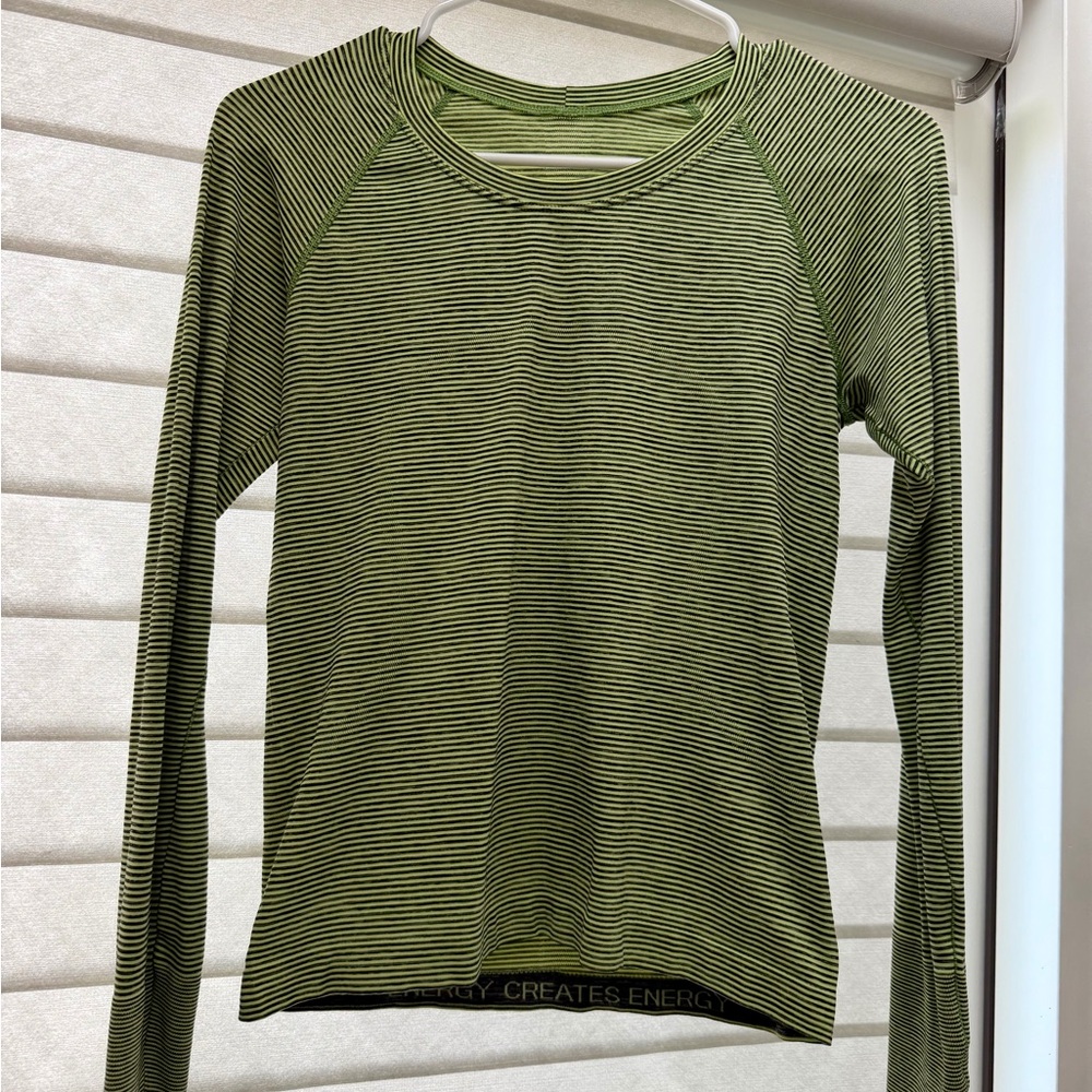 lululemon athletica Long Sleeve Striped Top, Swiftly Tech 2.0 race length